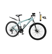 Artudatech 29-Inch 21-Speed Mountain Bike with Dual Disc Brakes & Suspension Fork for Stability