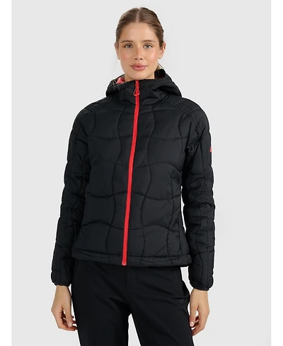 4F Women's down trekking jacket with Primaloft Silver filling