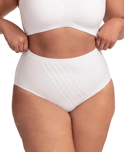 Honeylove Women's Full Coverage High Rise Shapewear Briefs, Regular and Plus