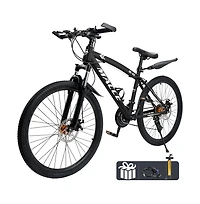 Artudatech -Inch 27-Speed Mountain Bike with Lock-Out Fork & Dual Disc Brakes for Versatile Riding