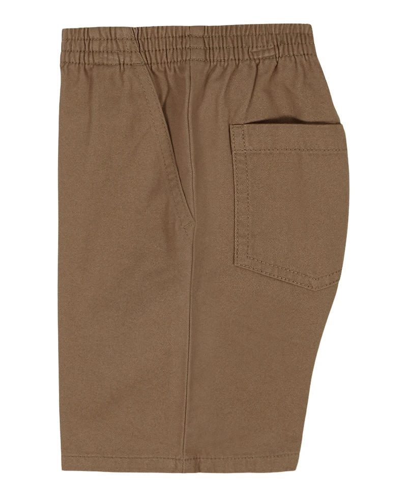 Calvin Klein Boys' 4T-7 Tipped Polo Shirt and Twill Shorts, 2-Piece Set