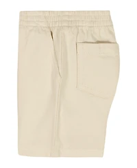 Calvin Klein Boys' Toddler 2T-4T Slub Pique Polo Shirt and Denim Shorts, 2-Piece Set