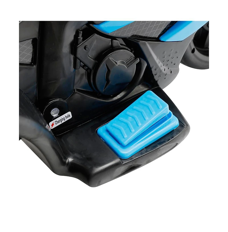 Bruce & Shark 6V Kids 3-Wheel Ride-On Motorcycle with Parent Remote Control Led Light