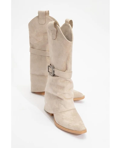 Prologue Shoes Women's Okus Buckle Block Heel Boot