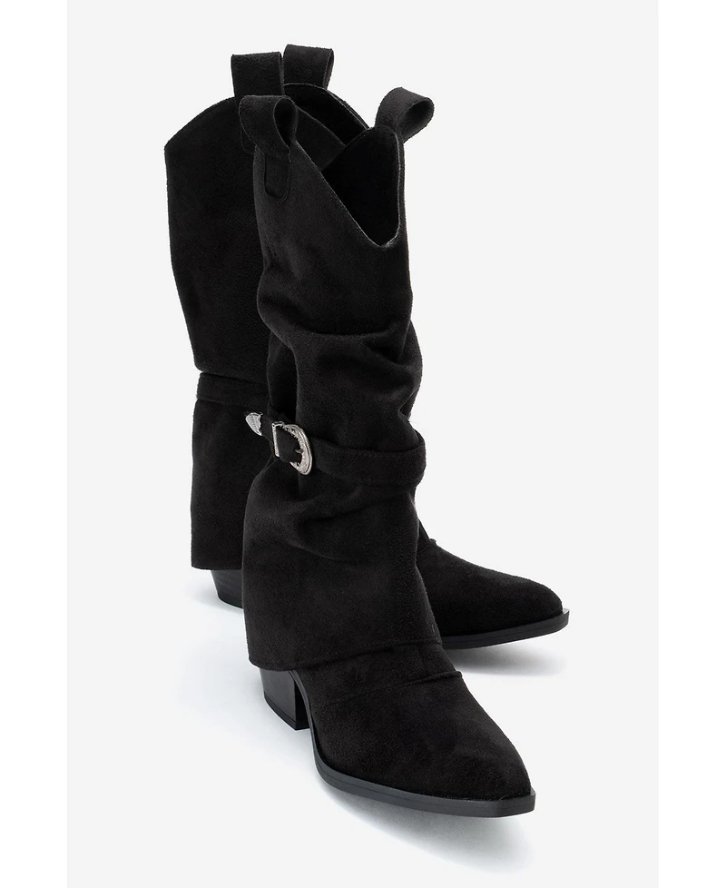 Prologue Shoes Women's Okus Buckle Block Heel Boot