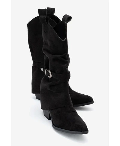Prologue Shoes Women's Okus Buckle Block Heel Boot
