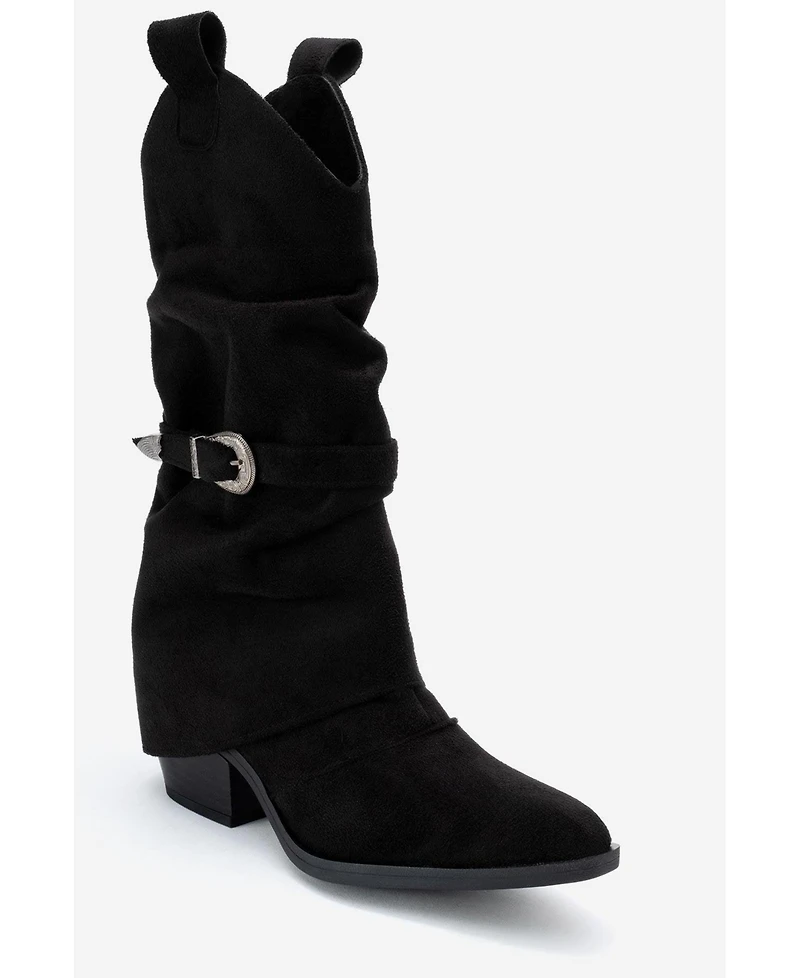 Prologue Shoes Women's Okus Buckle Block Heel Boot
