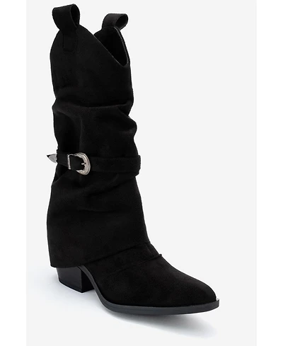 Prologue Shoes Women's Okus Buckle Block Heel Boot