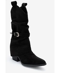 Prologue Shoes Women's Okus Buckle Block Heel Boot