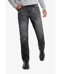 Cultura Men's Pieced Pockets Slim Fit Jeans