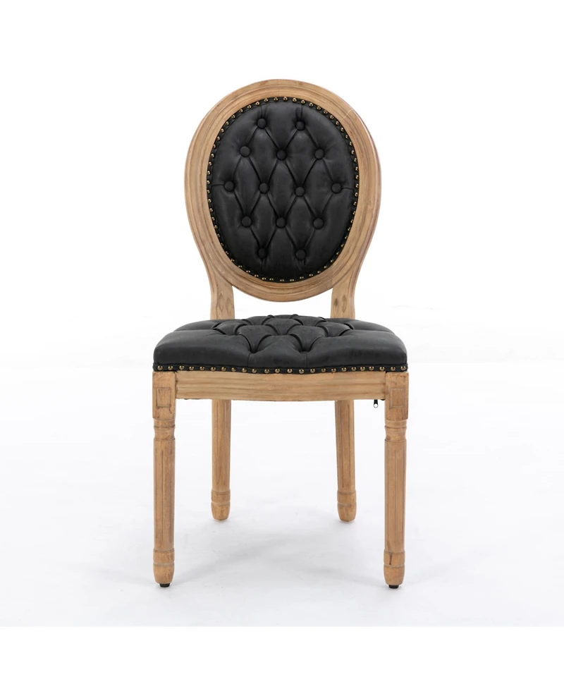 Simplie Fun Antique French Style Wood Frame Dining Chairs Set