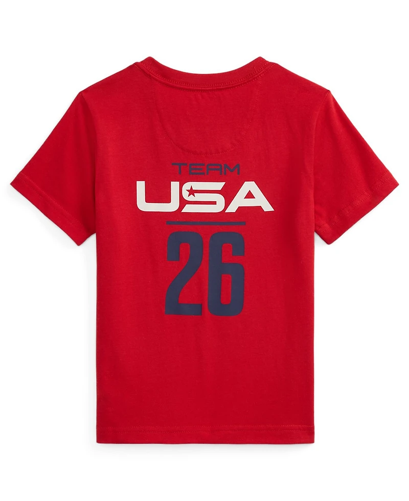 Polo Ralph Lauren Boys' 2-7 Team Usa Graphic Print T-Shirt