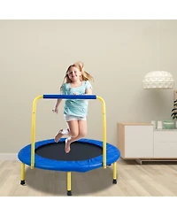 Sugift 3FT Kids Trampoline Foldable Indoor Outdoor Mini Trampoline