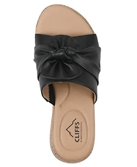Cliffs by White Mountain Women's Bonelle Slide Sandals
