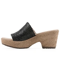 Cliffs by White Mountain Women's Biancia Wedge Slip-On Sandals