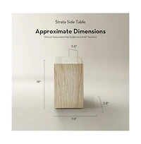 Z Gallerie Strata Side Table