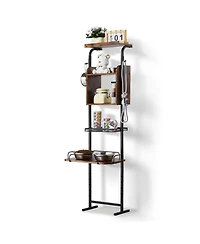 Cozito Elevated Pet Feeding Station with Storage Shelves