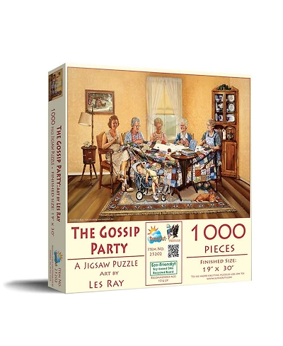 SunsOut The Gossip Party 1000 piece Jigsaw Puzzle