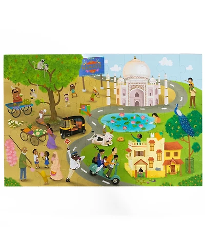 Kulture Khazana Namaste India: Floor Puzzle - 51 pcs