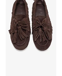 Forever & Always Shoes Women's Fenora Leather Tassel Loafer