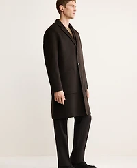 Mango Men's Handmade Wool Coat