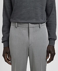 Mango Men's Stretch Fabric Super Slim-Fit Suit Pants