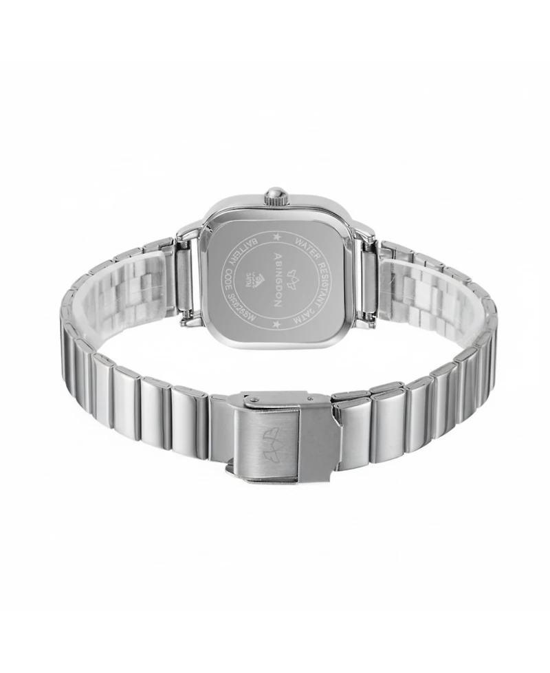 Abingdon Co. Women's Lila Silver Stainless-Steel Bracelet Watch, 26.50mm
