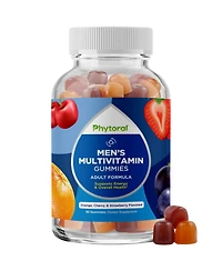 Men Multivitamins Gummies, Orange, Cherry, Strawberry, 90ct