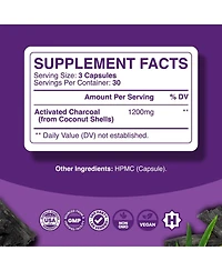 Phytoral Activated Charcoal, 90ct