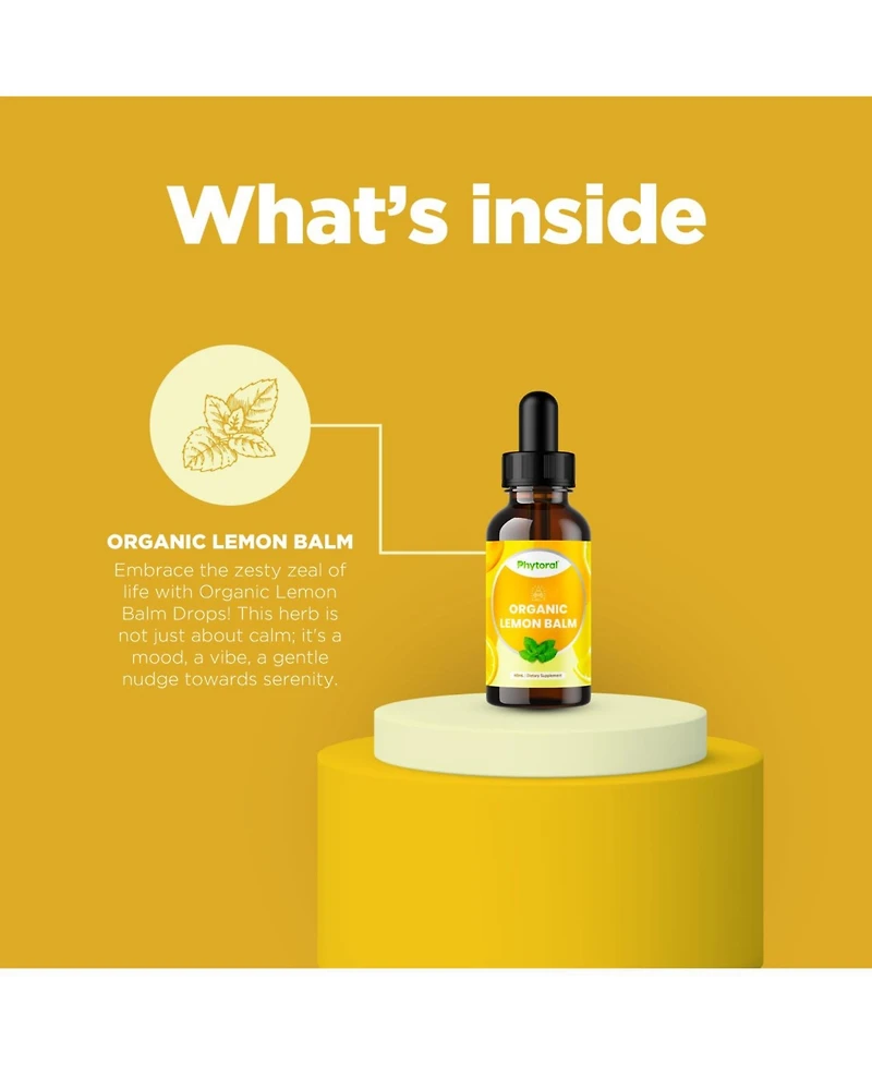 Lemon Balm, Lemon, 2oz