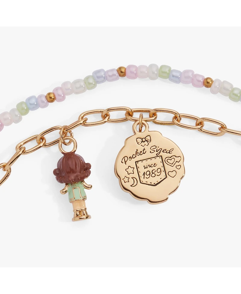Alex and Ani Polly Pocket 2 Row Charm Bracelet