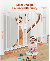 Cozito Adjustable Pressure-Mount Safety Gate, 26"-40" Wide, 36" High