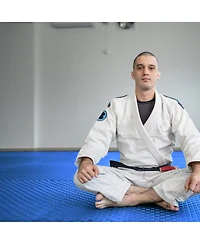 BalanceFrom Fitness 72 Sq Ft Interlocking Eva Foam Exercise Mat Tiles, Blue