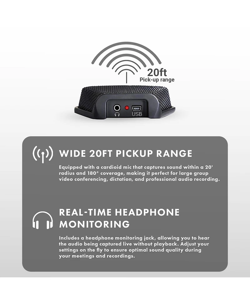 Movo MC1000 Conference Usb Microphone