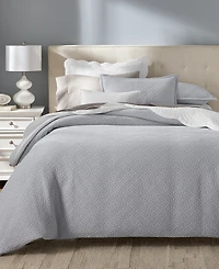 Charter Club Lattice Medallion Gray 2-Pc. Comforter Set, Twin