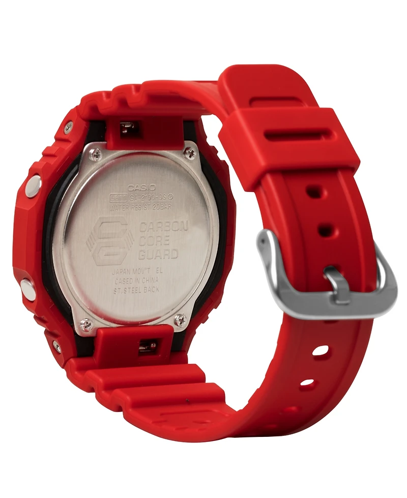 G-Shock Men's Japanese Quartz Red Resin Watch 45.4mm