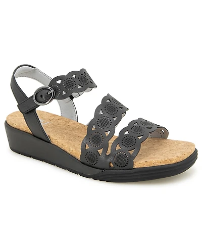 Jbu Women's Winona Round Toe Casual Sandals