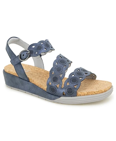 Jbu Women's Winona Round Toe Casual Sandals