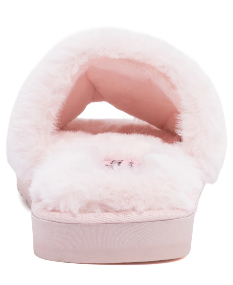 Juicy Couture Women's Herin Plush Logo Slippers