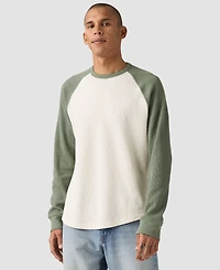 Levi's Men's Thermal Long Raglan Sleeve T-Shirt