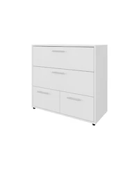 Fm Furniture Oto Dresser with 4 Spacious Drawers, White