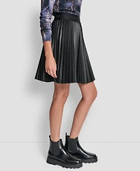 Dkny Women's Pleated Mini Skirt