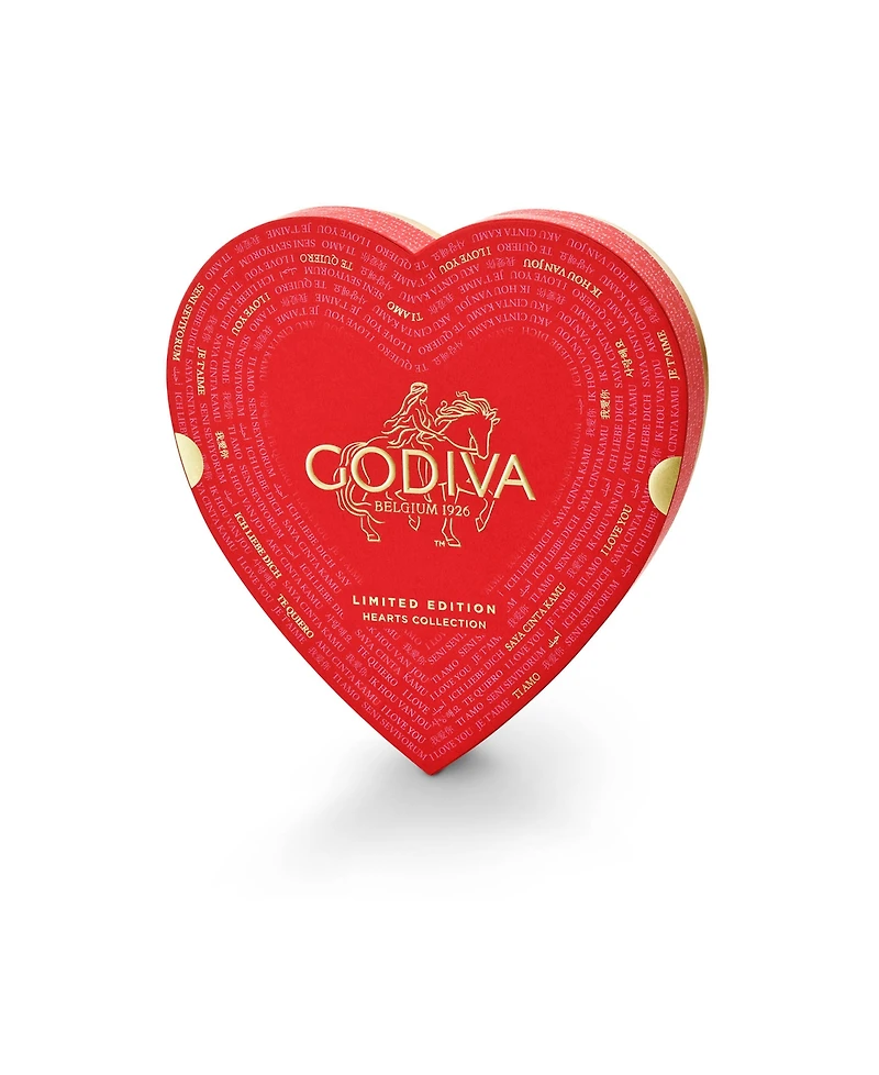 Godiva Valentine's Day Paper Heart Gift Box, 14-Pc.