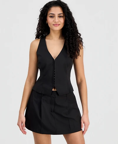 Bar Iii Women's Tailored Suiting Vest, Macy's Exclusive