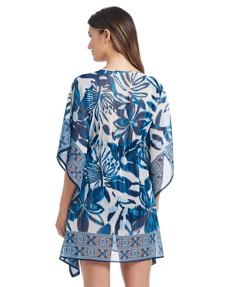 Bleu by Rod Beattie Women's V-Neck Cover-Up Caftan