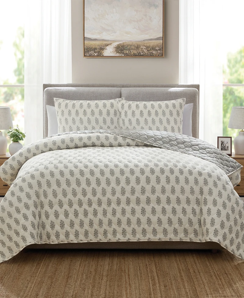 Becki Owens Alba Floral 3-Pc. Quilt Set