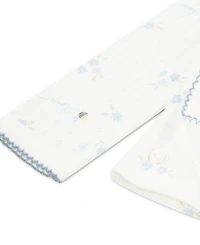 Huggies Baby Girls' Top, Footed Pants, and Hat, 3-piece Set