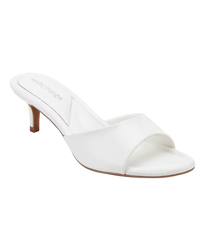 Marc Fisher Women's Sagi Slip-On Kitten Heel Dress Sandals