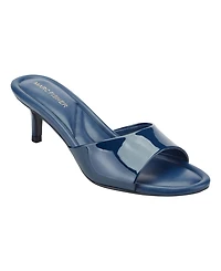 Marc Fisher Women's Sagi Slip-On Kitten Heel Dress Sandals