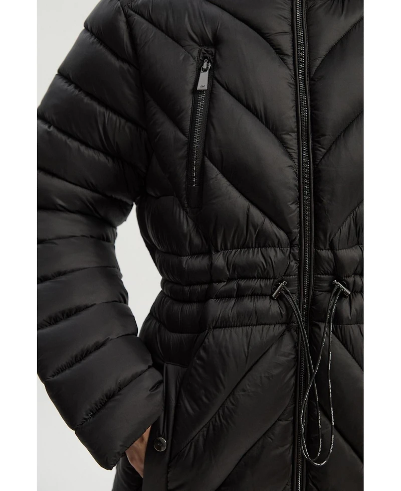 Petite Lightweight Packable Maxi Coat